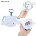 Sanrio 三麗鷗 迷你絨毛造型束口袋附扣環 (大臉款) Kitty 布丁狗 大耳狗 花小兔_3 Sanrio 三麗鷗 迷你絨毛造型束口袋附扣環 (大臉款) Kitty 布丁狗 大耳狗 花小兔_3