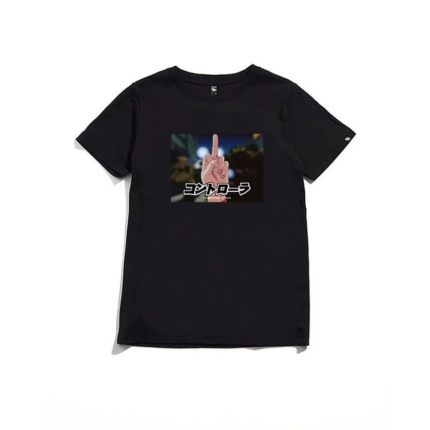 XCTRL 控制日文照片短T-黑/白 XCTRL 控制日文照片短T-黑/白