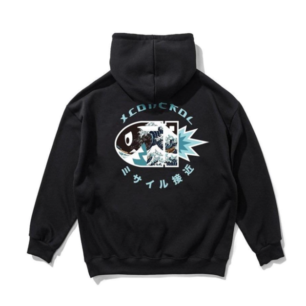 XCTRL 海浪砲彈帽T-黑/白 XCTRL 海浪砲彈帽T-黑/白