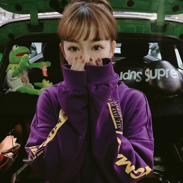 XCMAX 東京手袖大字大學T-紫/黑 XCMAX 東京手袖大字大學T-紫/黑