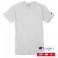 美版 Champion 袖口刺繡LOGO 素Tee 短T 短袖 (白麻灰) 美版 Champion 袖口刺繡LOGO 素Tee 短T 短袖 (白麻灰)
