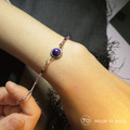 |復古鑲邊-紫水晶手鍊|原創手作 天然石 純銀 鈦鋼手鍊_2 |復古鑲邊-紫水晶手鍊|原創手作 天然石 純銀 鈦鋼手鍊_2