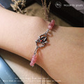 |古典花瓣綴飾-紅瑪瑙手鍊|原創手作 天然石 純銀 鈦鋼手鍊_4 |古典花瓣綴飾-紅瑪瑙手鍊|原創手作 天然石 純銀 鈦鋼手鍊_4