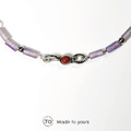 |紫霞映陽-紅瑪瑙手鍊|原創手作 天然石 純銀 鈦鋼手鍊_3 |紫霞映陽-紅瑪瑙手鍊|原創手作 天然石 純銀 鈦鋼手鍊_3