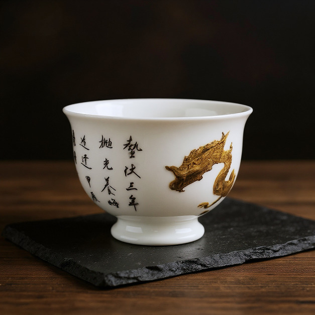 飛龍在天藏品茗杯 無垢茶活X春日山藍 共同聯名 一套6只 飛龍在天藏品茗杯 無垢茶活X春日山藍 共同聯名 一套6只