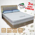 【AISHA】相馬 3線3M防潑水釋壓記憶獨立筒床墊偏軟 標準雙人 5*6.2尺 B17_1 【AISHA】相馬 3線3M防潑水釋壓記憶獨立筒床墊偏軟 標準雙人 5*6.2尺 B17_1
