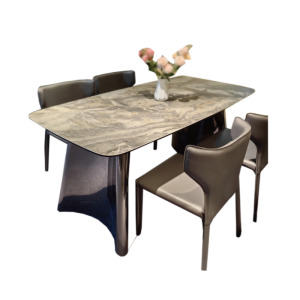 【AISHA】巴尼亞岩板石面餐桌 LA-43 【AISHA】巴尼亞岩板石面餐桌 LA-43