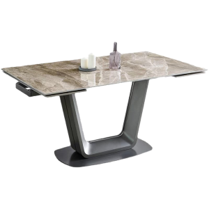 【AISHA】陶宛岩板石面伸縮餐桌 LA-111 【AISHA】陶宛岩板石面伸縮餐桌 LA-111