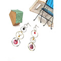 阿美族系列-軟陶耳環 Polymer Clay Earrings 【不對稱系列】_1 阿美族系列-軟陶耳環 Polymer Clay Earrings 【不對稱系列】_1