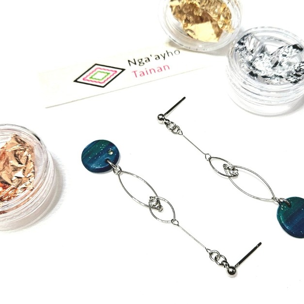 【軟陶耳環】Polymer Clay Earrings 極光系列 【軟陶耳環】Polymer Clay Earrings 極光系列