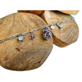 【琉璃珠系列手鍊】-Glass Beads Bracelet 紫色孔雀之珠_1 【琉璃珠系列手鍊】-Glass Beads Bracelet 紫色孔雀之珠_1