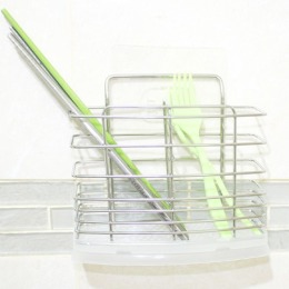 透明無痕掛勾-不鏽鋼餐具架 透明無痕掛勾-不鏽鋼餐具架