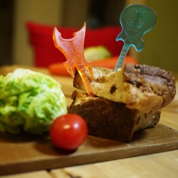 【吃的搖滾】小人吉他叉-5入 【吃的搖滾】小人吉他叉-5入