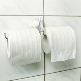 強力吸盤壁掛-雙筒衛生紙架套組 強力吸盤壁掛-雙筒衛生紙架套組