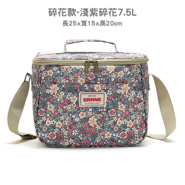 碎花款-淺紫碎花(7.5L)