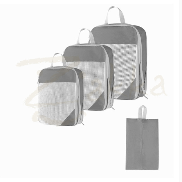 壓縮袋4件組-灰色