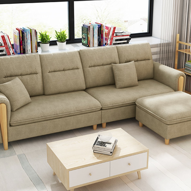 庫倫| L型布沙發-卡其色0183-6 庫倫| L型布沙發-卡其色0183-6