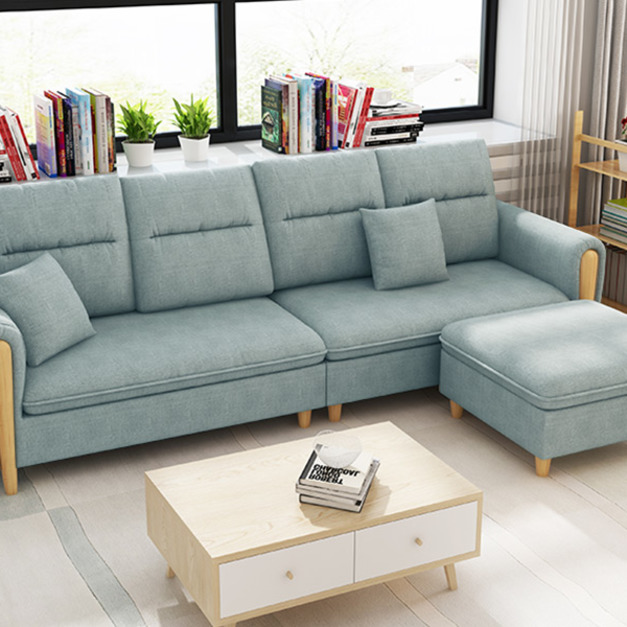 庫倫| L型布沙發-淺藍色0183-15 庫倫| L型布沙發-淺藍色0183-15