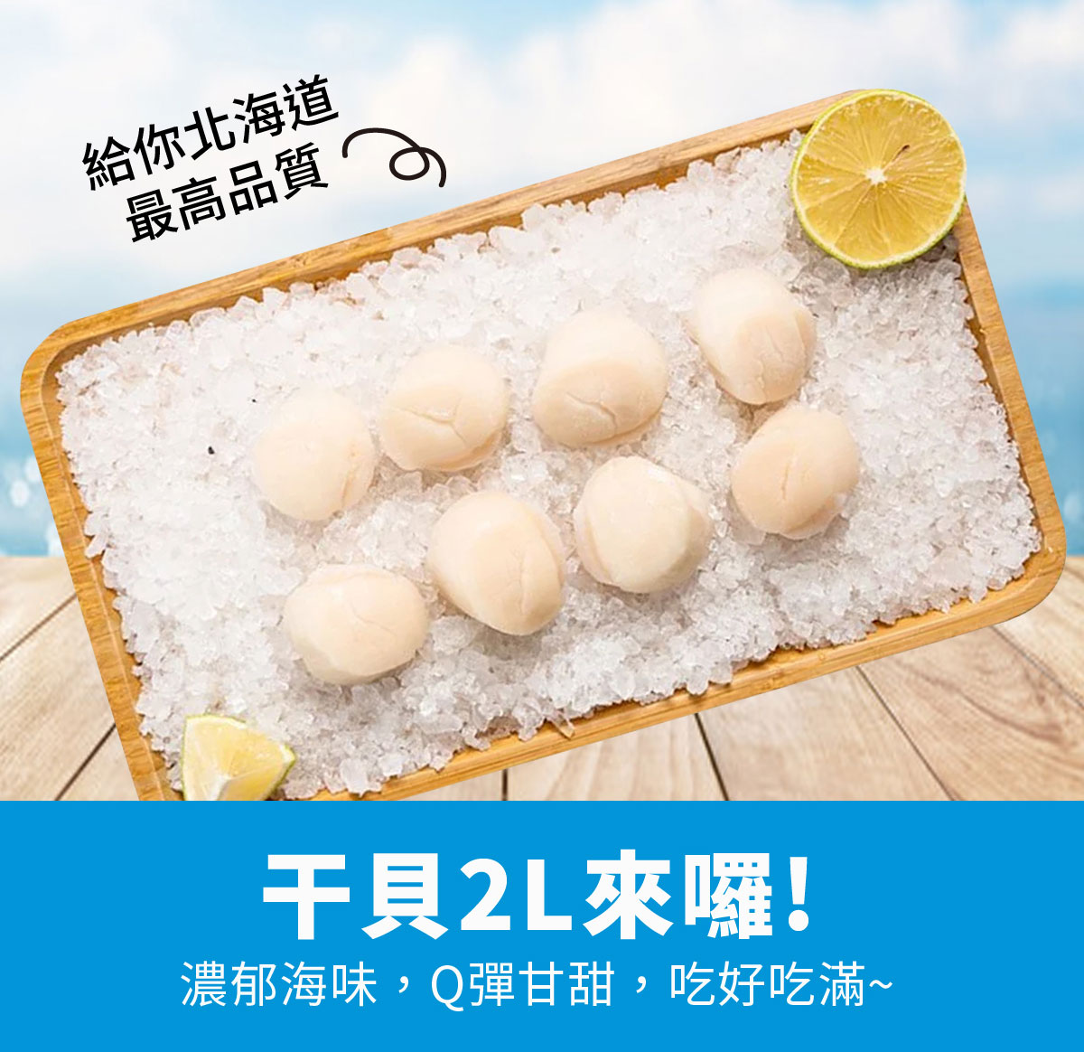 北海道干貝 2L