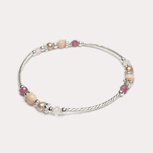 深水寶石珊瑚紅碧璽手鍊 深水寶石珊瑚紅碧璽手鍊