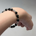 黑曜石拉長石手鍊_2 黑曜石拉長石手鍊_2