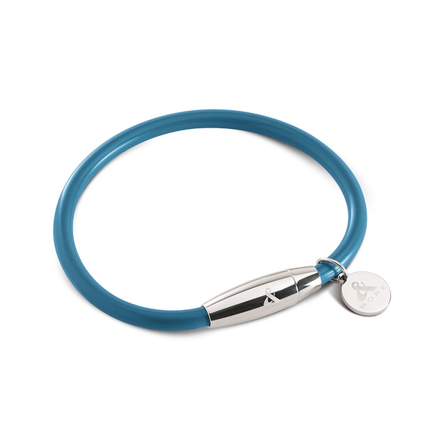 Mega Power 經典鈦鍺手環 (白鋼-湖藍) Mega Power 經典鈦鍺手環 (白鋼-湖藍)