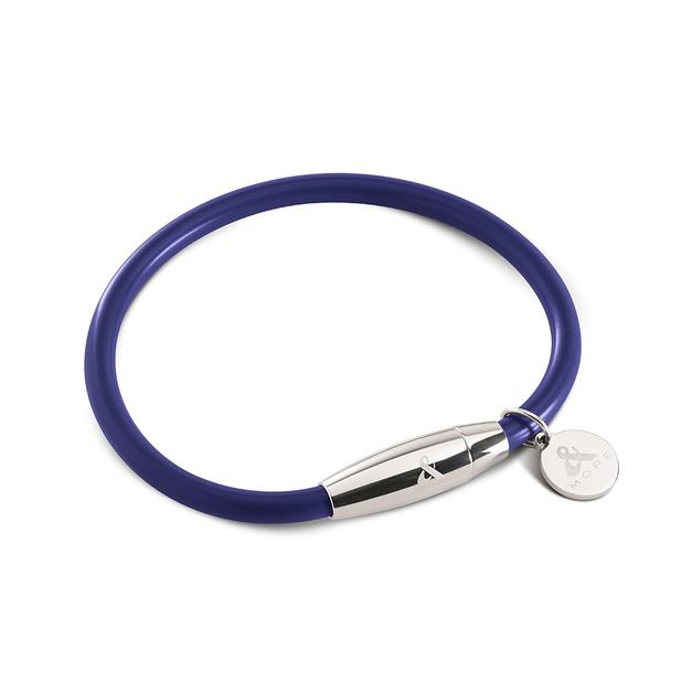 Mega Power 經典鈦鍺手環 (白鋼-藍紫) Mega Power 經典鈦鍺手環 (白鋼-藍紫)