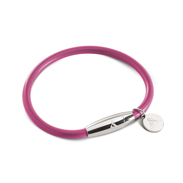 Mega Power 經典鈦鍺手環 (白鋼-桃紅) Mega Power 經典鈦鍺手環 (白鋼-桃紅)