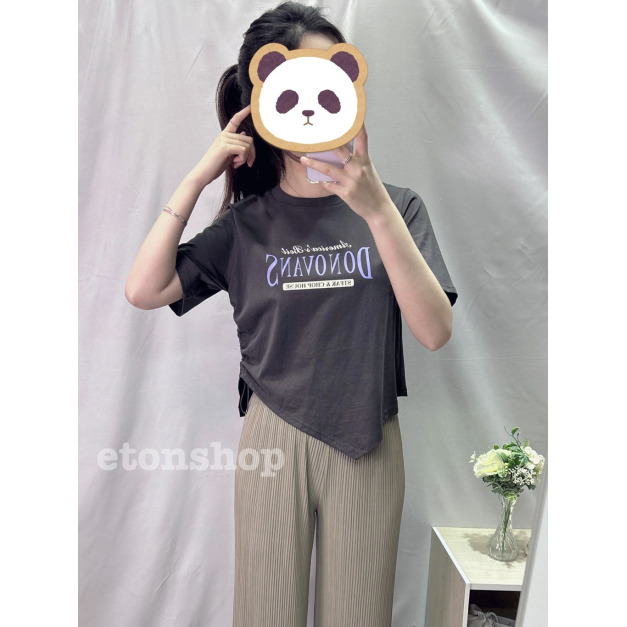 側抽繩不規則造型字母T 側抽繩不規則造型字母T