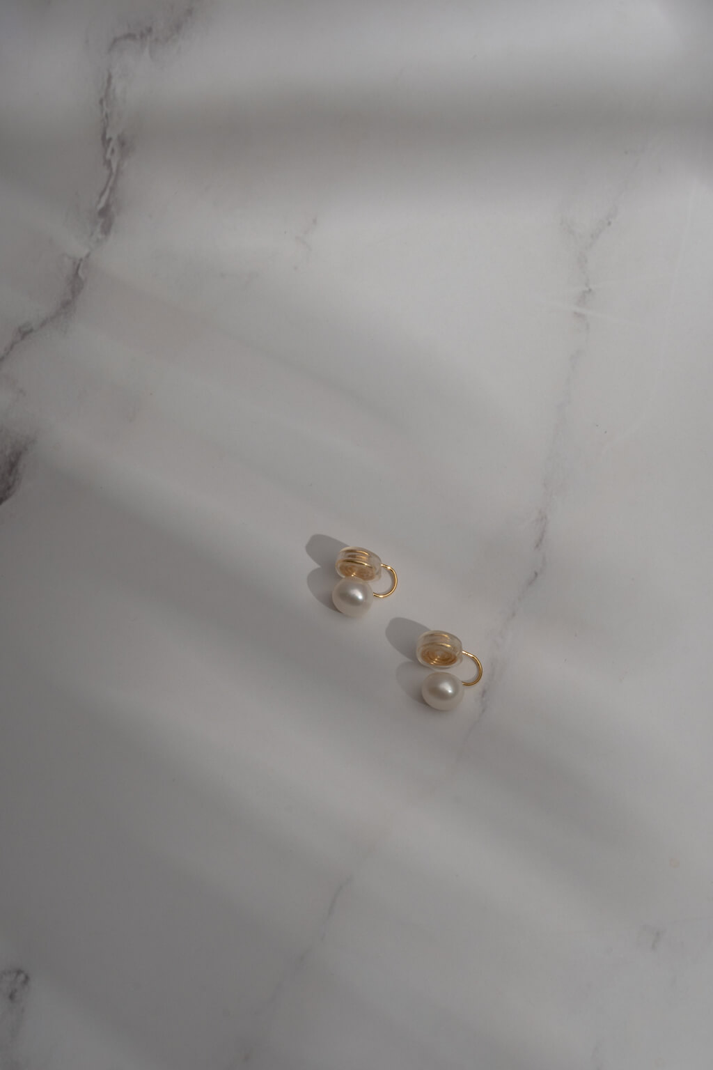淡水珍珠蚊香盤耳環