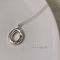 韓 925silver客製不規則圈圈項鍊_1 韓 925silver客製不規則圈圈項鍊_1