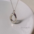 韓 925silver客製不規則圈圈項鍊 韓 925silver客製不規則圈圈項鍊