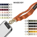 【MAGEASY】 Strap 手機掛繩組 | 20mm繩索背帶 (含掛片) 【MAGEASY】 Strap 手機掛繩組 | 20mm繩索背帶 (含掛片)