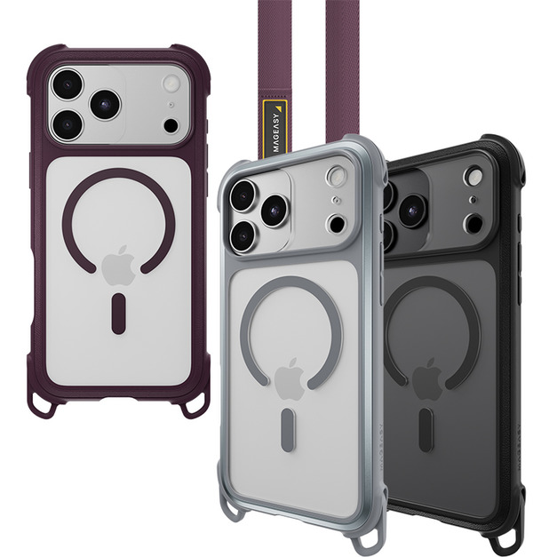 MAGEASY Odyssey Strap M iPhone 18系列 超軍規防摔掛繩手機殼 MAGEASY Odyssey Strap M iPhone 18系列 超軍規防摔掛繩手機殼
