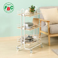 【日本FUJI BOEKI】極簡工業風廚房三層置物收納推車-DIY-多色可選 【日本FUJI BOEKI】極簡工業風廚房三層置物收納推車-DIY-多色可選