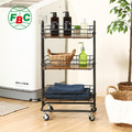 【日本FUJI BOEKI】極簡工業風廚房三層置物收納推車-DIY-多色可選_3 【日本FUJI BOEKI】極簡工業風廚房三層置物收納推車-DIY-多色可選_3