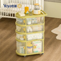 【Yeya也雅】速組摺疊式嬰兒床邊用收納推車(1門+3抽屜)-DIY-多色可選_3 【Yeya也雅】速組摺疊式嬰兒床邊用收納推車(1門+3抽屜)-DIY-多色可選_3