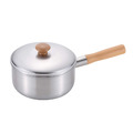 【日本和平FREIZ】千歲 日製不鏽鋼木柄湯鍋(IH對應)-18cm_1 【日本和平FREIZ】千歲 日製不鏽鋼木柄湯鍋(IH對應)-18cm_1