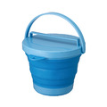 【日本ISETO】日製伸縮折疊式防滑水桶(附蓋子)-8L-多色可選_1 【日本ISETO】日製伸縮折疊式防滑水桶(附蓋子)-8L-多色可選_1