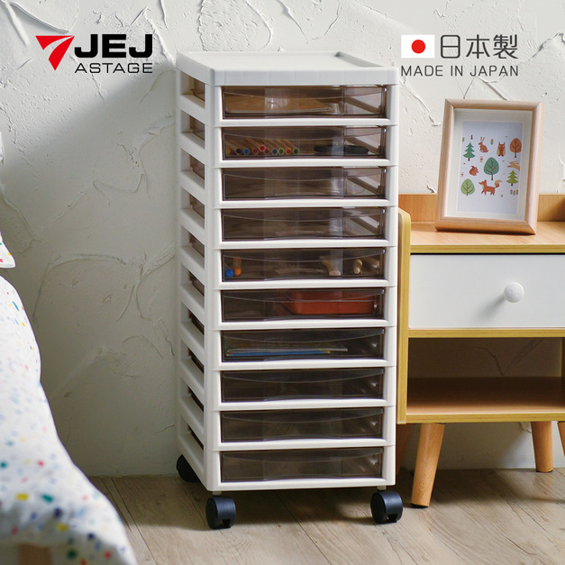 【日本JEJ ASTAGE】Aplos 日製辦公移動式A4文件收納櫃-10小抽-2色可選 【日本JEJ ASTAGE】Aplos 日製辦公移動式A4文件收納櫃-10小抽-2色可選