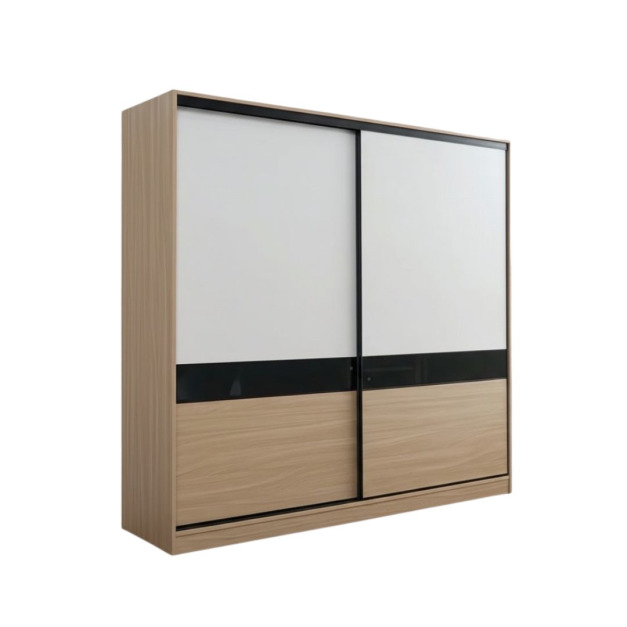 |奶霜7X7尺玻璃推門衣櫃| |奶霜7X7尺玻璃推門衣櫃|