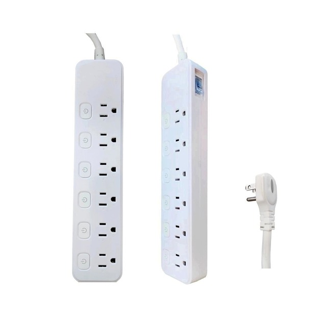 【S-466B】 3P-7開6插按壓式電腦延長線 6尺/9尺/15尺 【S-466B】 3P-7開6插按壓式電腦延長線 6尺/9尺/15尺