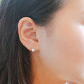 925純銀|不對稱幾何三角耳飾 EL0061_1 925純銀|不對稱幾何三角耳飾 EL0061_1
