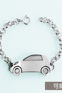 925純銀|QQ車小孩彌月手鍊 SLKb02 925純銀|QQ車小孩彌月手鍊 SLKb02