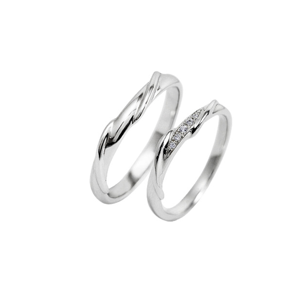 925純銀|纏綿愛戀鋯石戒指 ZR887-ZR888