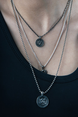 925純銀|立體圓牌劍獅單墜【大款】SLSp001A 925純銀|立體圓牌劍獅單墜【大款】SLSp001A