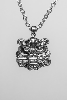 925純銀|雲開福聚劍獅單墜【紀念版】p9087-4 925純銀|雲開福聚劍獅單墜【紀念版】p9087-4