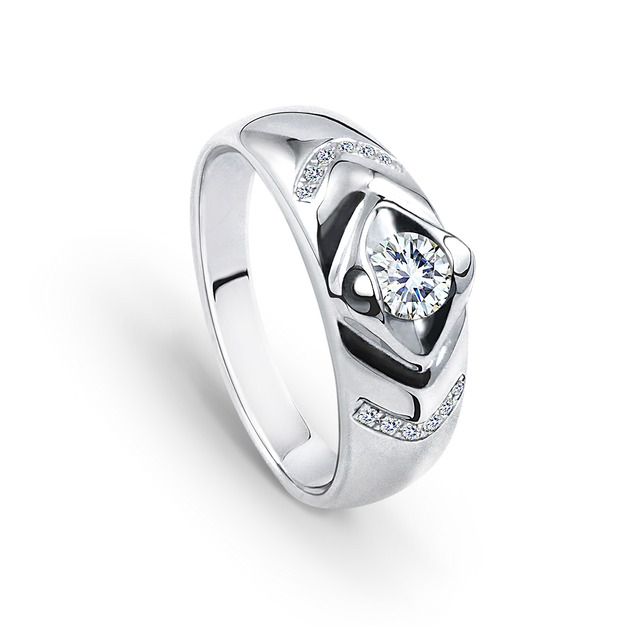 925純銀|隱逸權威鋯石/鑽石戒指 ZR294