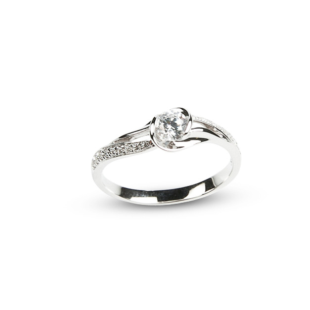 925純銀|愛包容鋯石鑽戒 ZR326