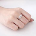 925純銀|雙線鋯石鑽戒 ZR133_1 925純銀|雙線鋯石鑽戒 ZR133_1
